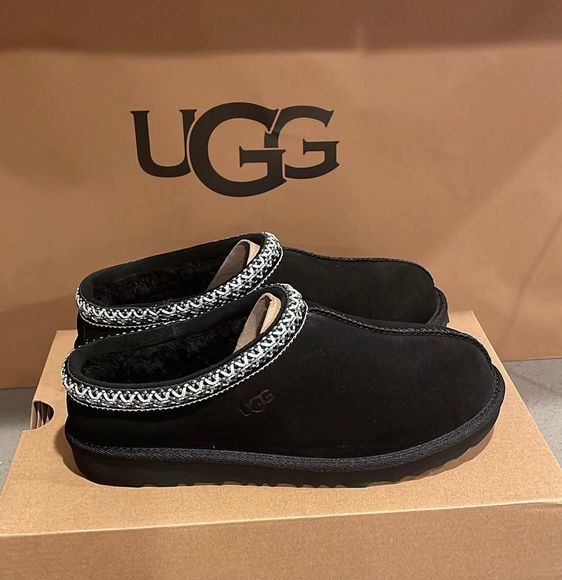 BRAND NEW UGG TASMAN WOMEN’S SLIPPERS BLACK W7/EUR38 - Picture 4 of 6